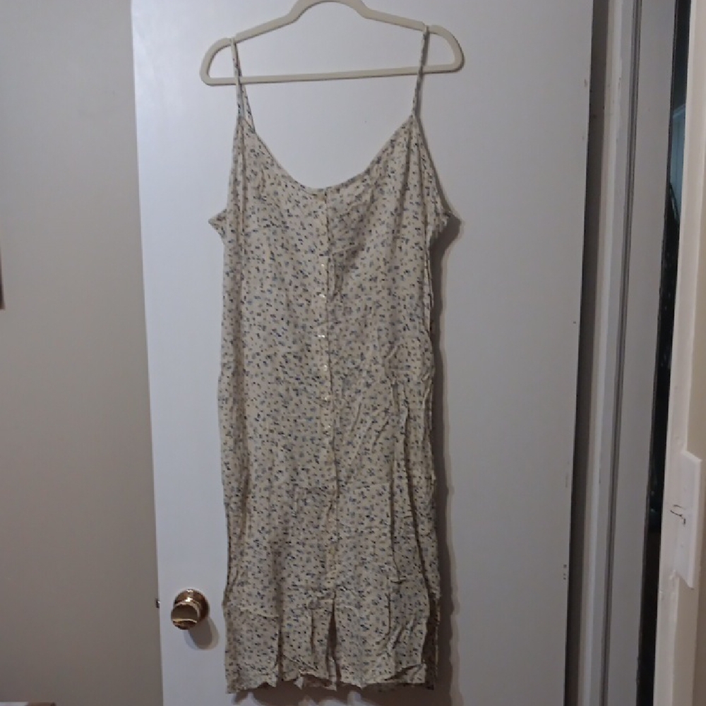 Floral Print Spaghetti Strap Dress